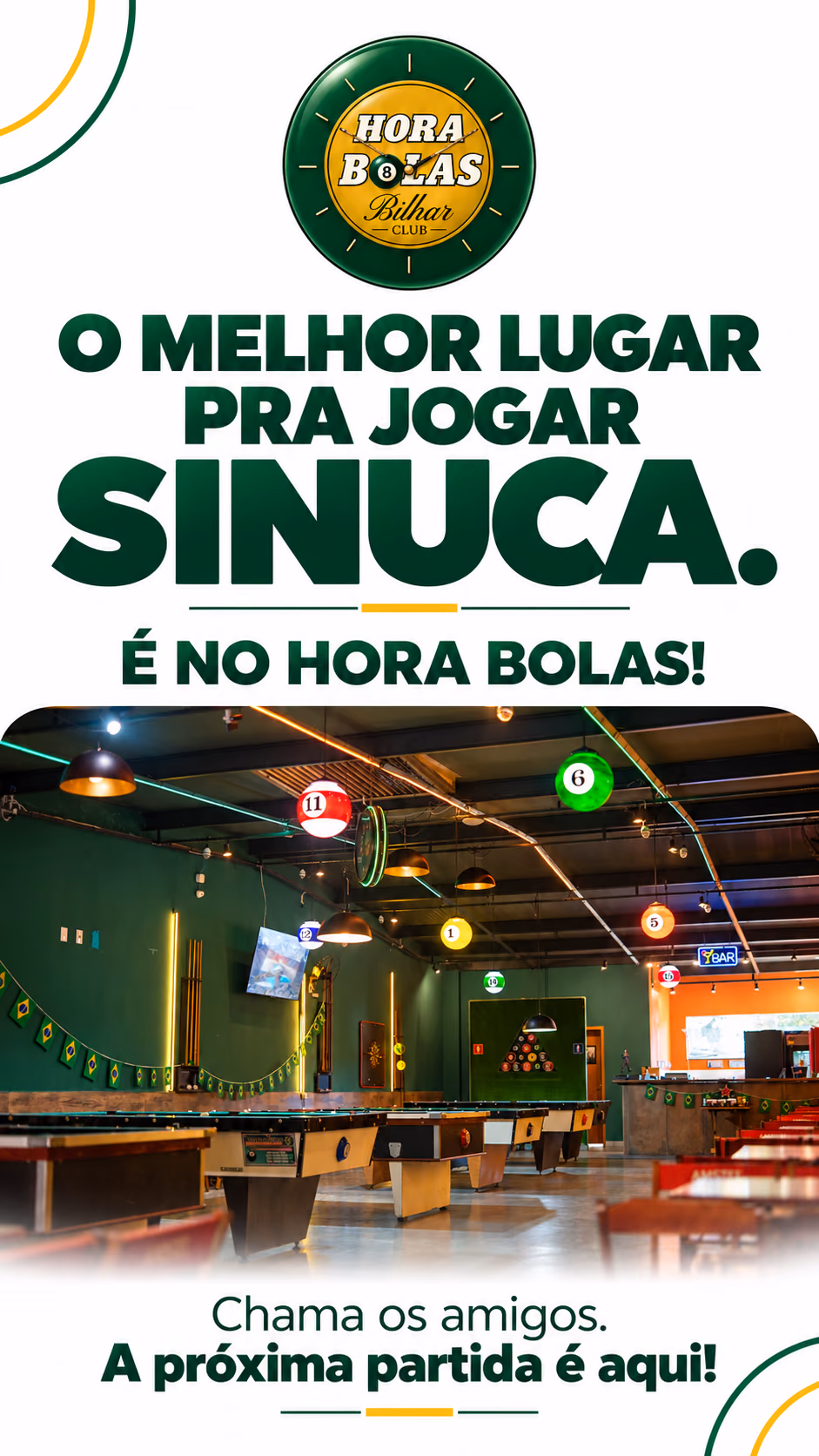 Hora Bolas Club: Arte: O melhor lugar pra jogar sinuca